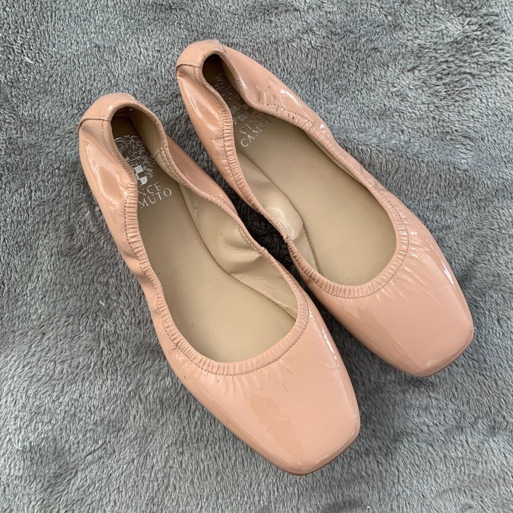 Vince Camuto Pink Patent Flats